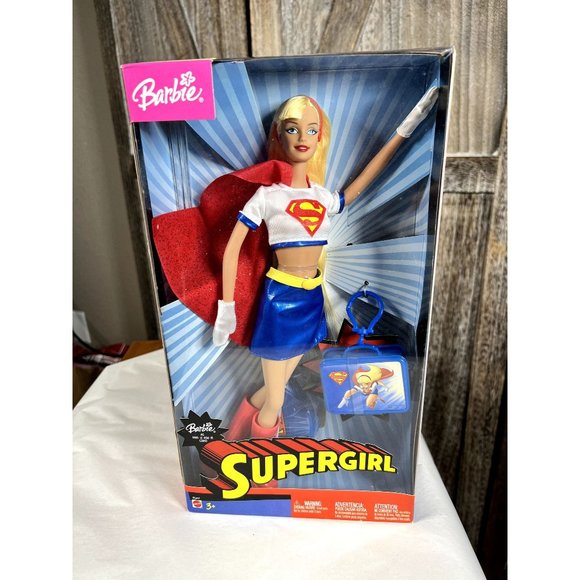 Barbie SuperGirl NWT - Picture 1 of 4